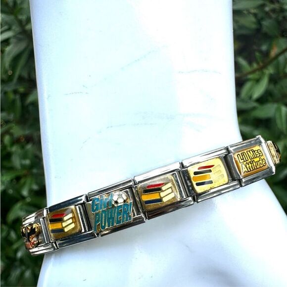 D’LinQ stainless steel link bracelet - Picture 5 of 9